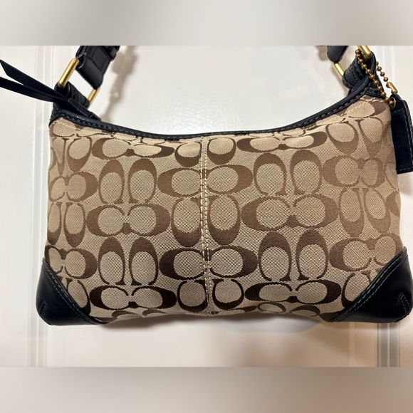 Coach Large Signature Carly Shoulder Bag - Style 11431 - Picture 5 of 15